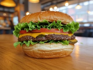 Hambúrguer Clássico da Rick's Burgers